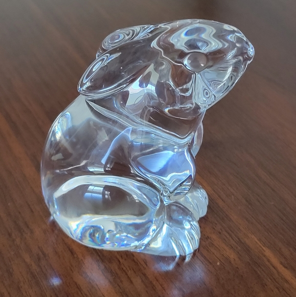 BACCARAT CRYSTAL BUNNY RABBIT FIGURINE THE PRICE IS FIRM. - Picture 1 of 6